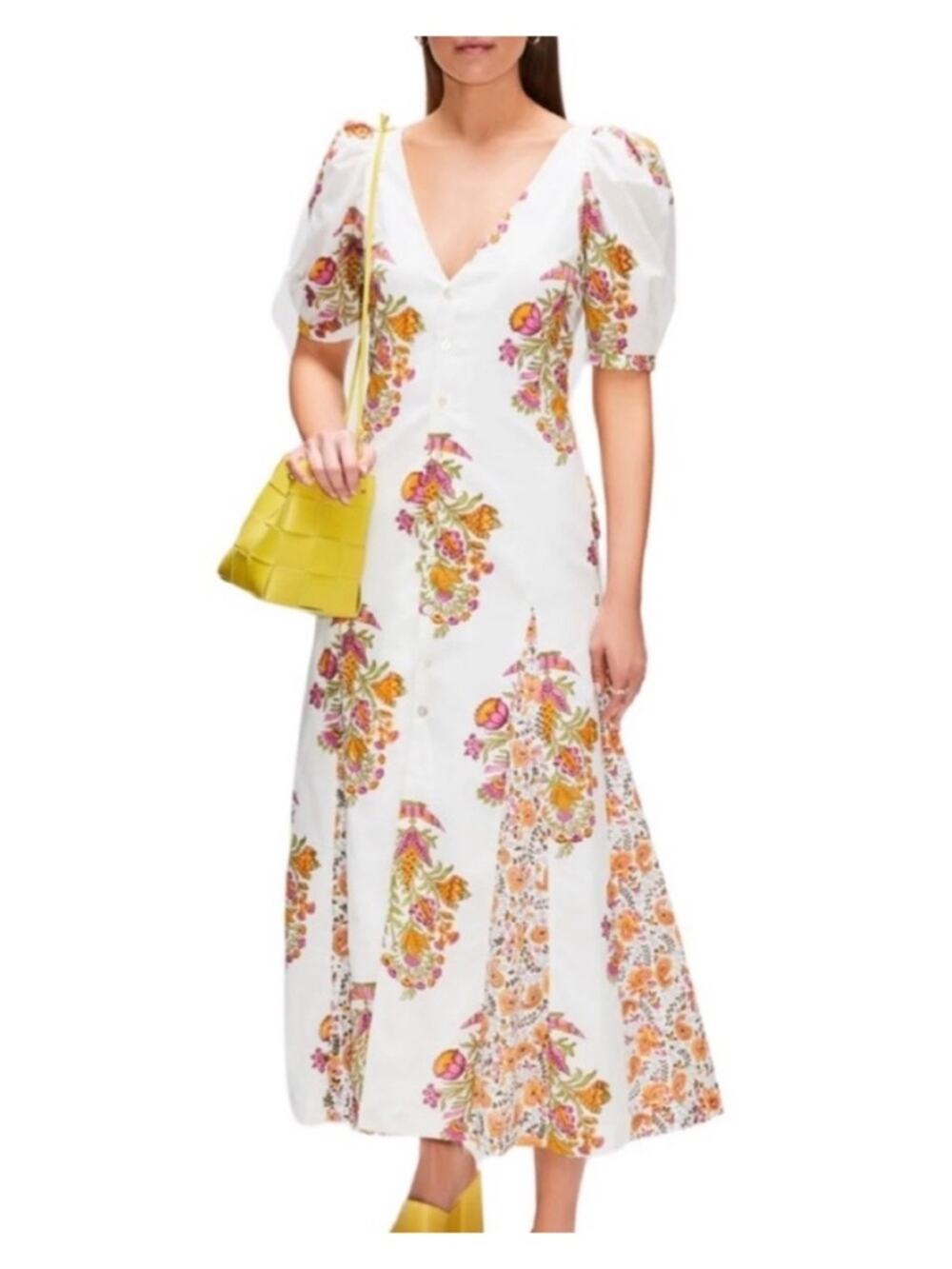 Alix of Bohemia Bianca Floral Midi Dress